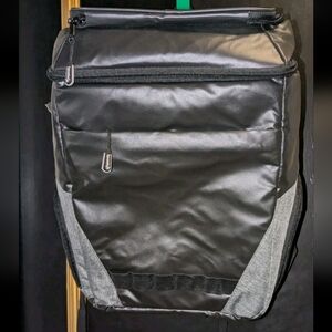 Koozie Insulated 26 can Cooler Backpack Black Gray Multiple Pockets NWOT